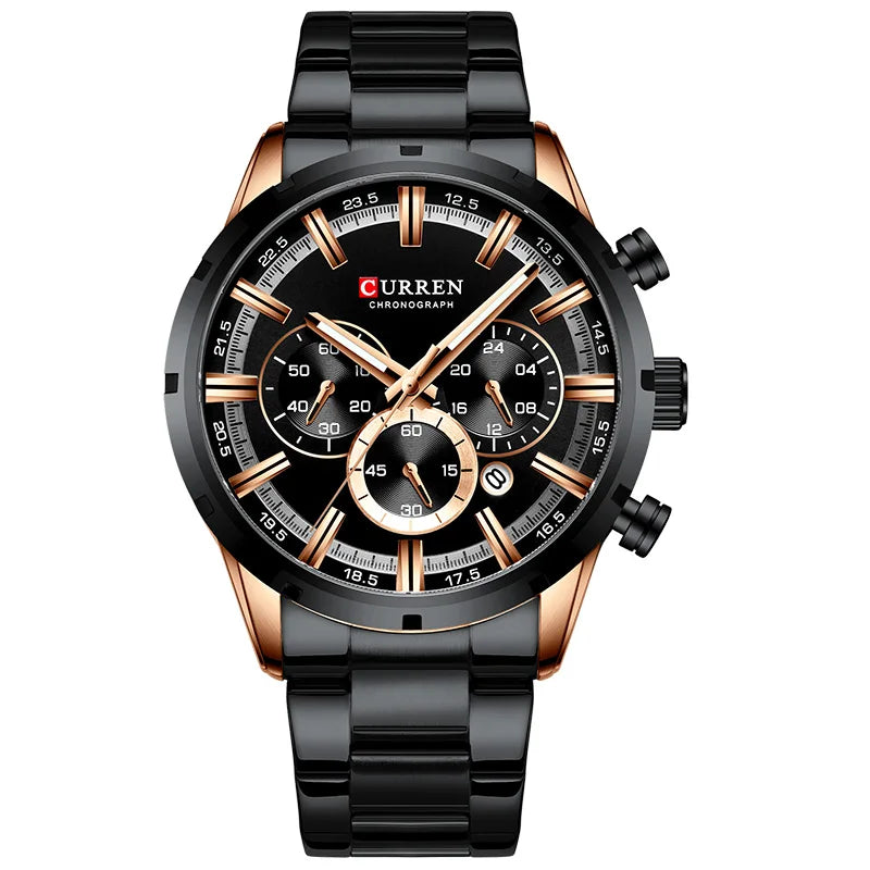 Relógio CURREN Chronograph de Luxo Esportivo