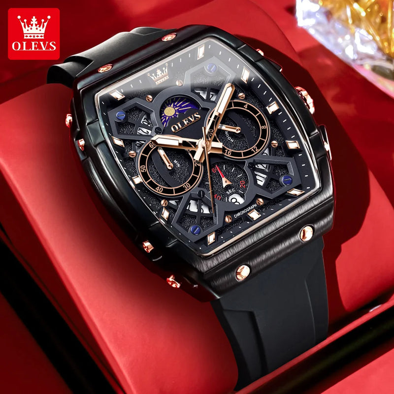 Relógio OLEVS Esportivo Premium Quadrado