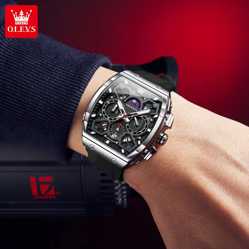 Relógio OLEVS Esportivo Premium Quadrado
