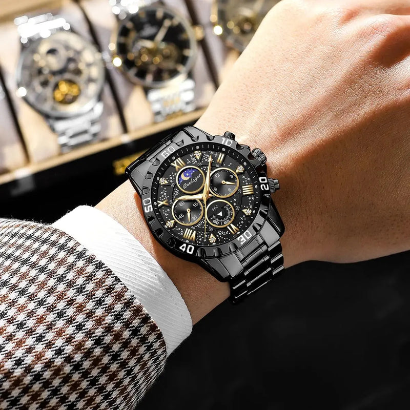 Relógio POEDAGAR Cronógrafo de Luxo