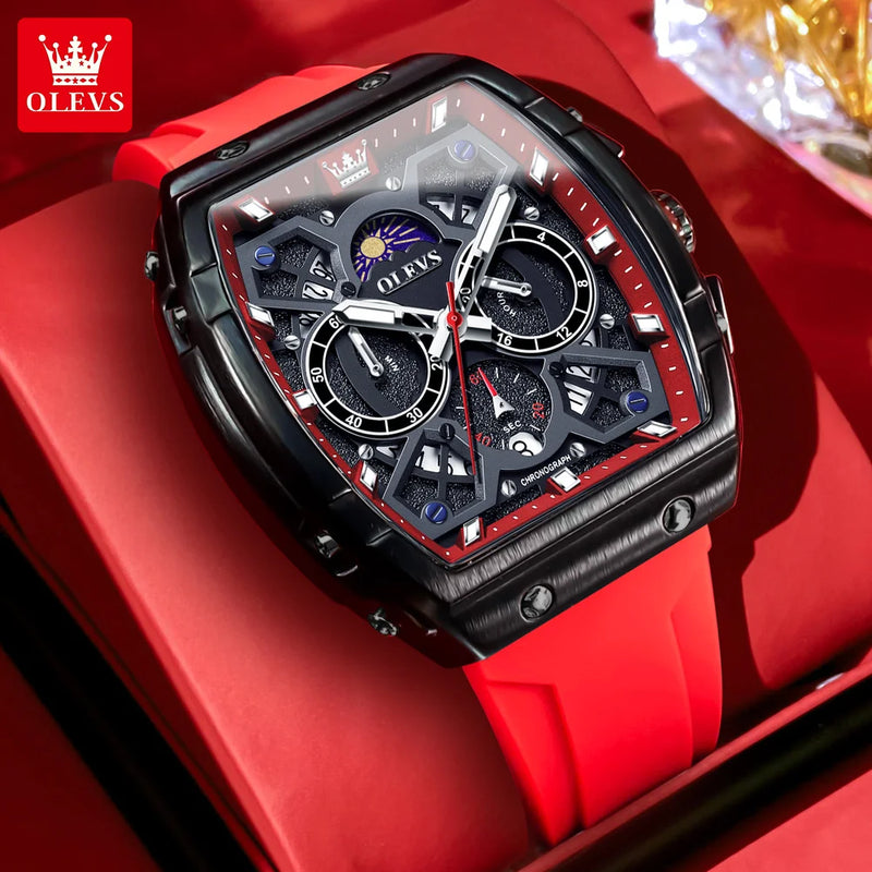 Relógio OLEVS Esportivo Premium Quadrado